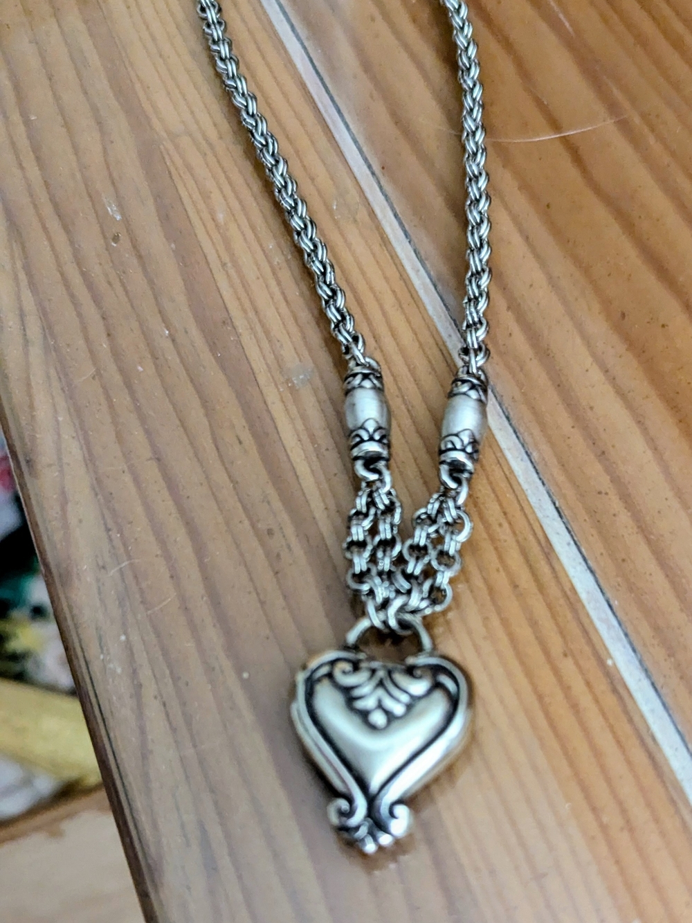 Brighton BLAIR Heart Sterling Silver Pendant Necklace -